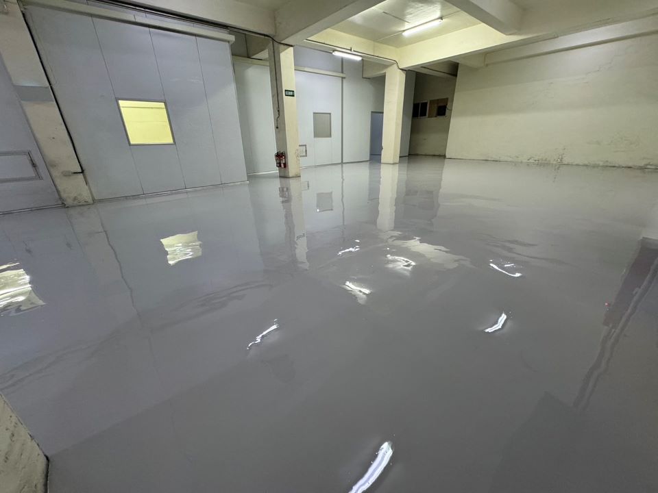 官田工業區廠辦 FRP-EPOXY地坪 數量250m2