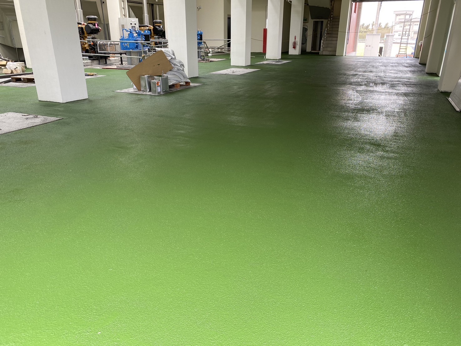 海東抽水站 EPOXY金鋼砂地坪