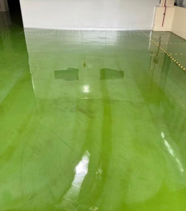 鈺祥廠房 EPOXY地坪清洗 700m2 晉躍有限公司 EPOXY